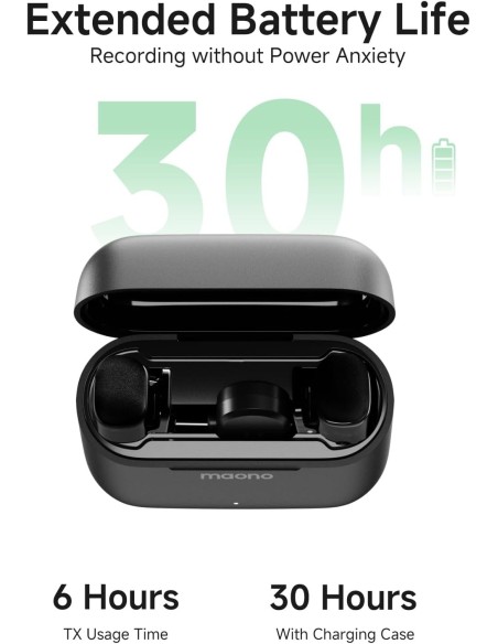MAONO Wave T1 Mini WM622-PBC2 - Micro Cravate Sans-Fil Dual- Abidia Madagascar