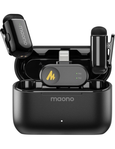 MAONO Wave T1 Mini WM622-PBC2 - Micro Cravate Sans-Fil Dual- Abidia Madagascar