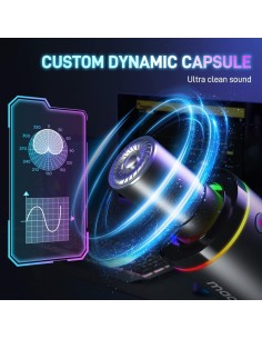 Microphone MAONO PD200X - Micro Dynamique USB/XLR Gaming RGB - Abidia Madagascar 2