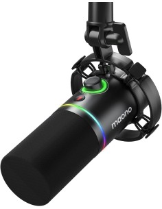 Microphone MAONO PD200X - Micro Dynamique USB/XLR Gaming RGB - Abidia Madagascar