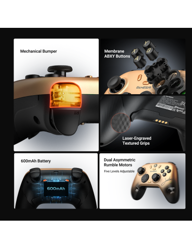 GameSir Nova 2 Lite Gold Champion Edition - Manette Sans-fil - Abidia Madagascar