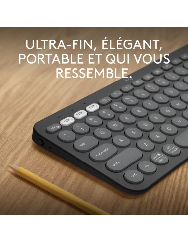 Logitech Pebble Keys 2 K380s - Clavier Bluetooth Multi-Dispositifs Madagascar