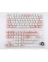 Set Keycaps PBT XDA Chat Kawaii Rose et Blanc - 120 Touches Clavier - Abidia Madagascar