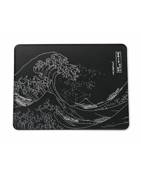 Tapis de Souris en Verre Trempé  Vague Kanagawa - Abidia Madagascar