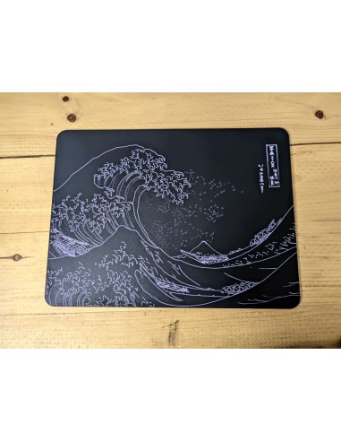 Tapis de Souris en Verre Trempé  Vague Kanagawa - Abidia Madagascar