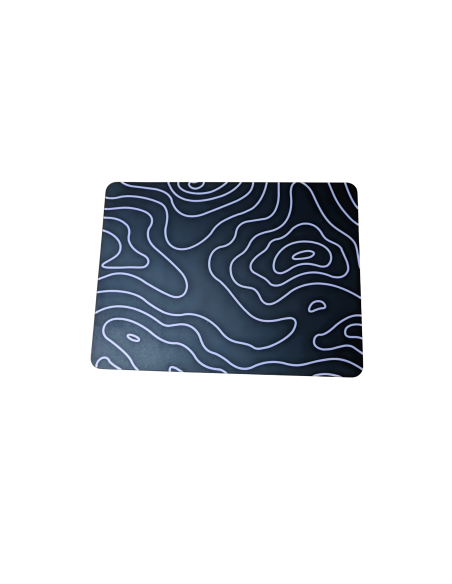 Tapis de Souris en Verre Trempé Premium – Topographique - Abidia Madagascar
