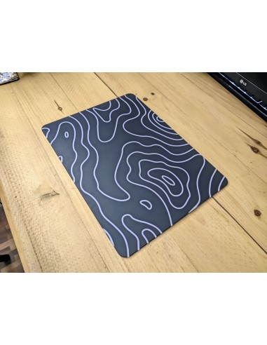 Tapis de Souris en Verre Trempé Premium – Topographique - Abidia Madagascar