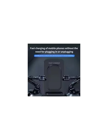 Chargeur Sans Fil Rapide Induction Noir 15W- Abidia Madagascar
