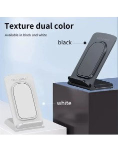 Chargeur Sans Fil Rapide Induction Blanc 15W- Abidia Madagascar 2