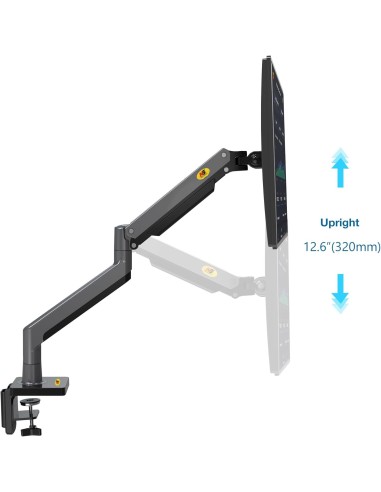 Bras Écran PC North Bayou GF37 Noir- Ressort à Gaz 12KG | Abidia Madagascar