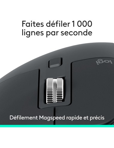 Souris Sans-Fil Logitech MX Master 3S Noir | Abidia Madagascar