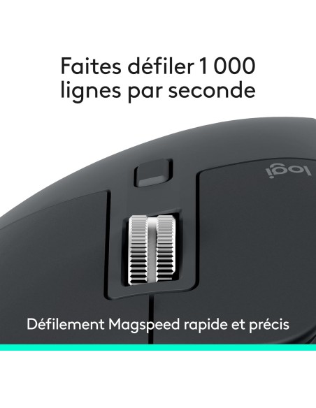 Souris Sans-Fil Logitech MX Master 3S Noir | Abidia Madagascar