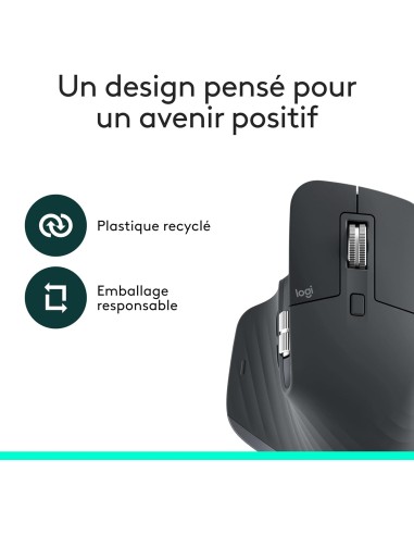 Souris Sans-Fil Logitech MX Master 3S Noir | Abidia Madagascar