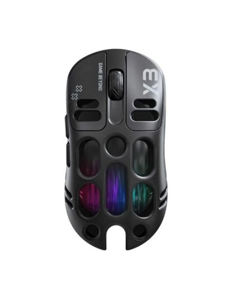 Souris Gaming T-WOLF X3 Noir Sans Fil Tri-Mode & RGB | Abidia Madagascar