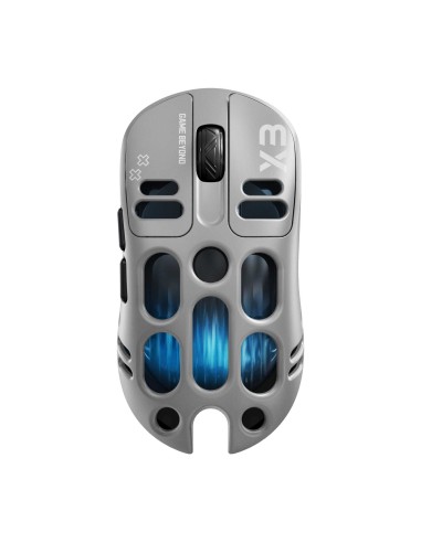 Souris Gaming T-WOLF X3 Sans Fil Tri-Mode Gris / Gray | Abidia Madagascar