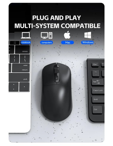 Souris T-WOLF X8 Noire Sans Fil Silencieuse (PixArt 3212/Bluetooth) | Abidia Madagascar