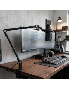 Bras Micro Articulé de Bureau 63cm - Support Premium | Abidia Madagascar 2