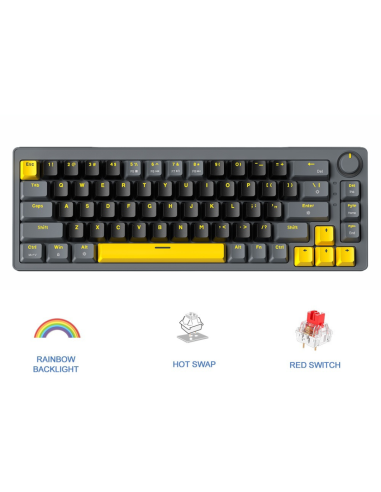 Clavier Mécanique Zifriend AG68 Hot-Swap 65% | Abidia Madagascar