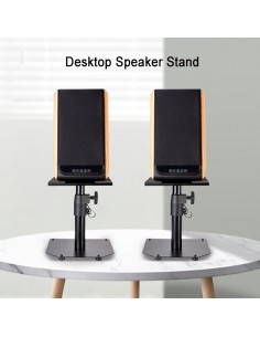 Paire de Supports Enceintes de Bureau Ajustables | Abidia 2