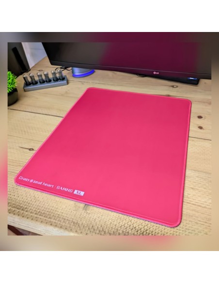Tapis de Souris XL Rose 40 x 43 cm – Grand Mousepad Antidérapant - abidia madagascar