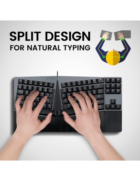 Perixx PERIBOARD-335 Clavier Mécanique Ergonomique TKL Madagascar | Abidia