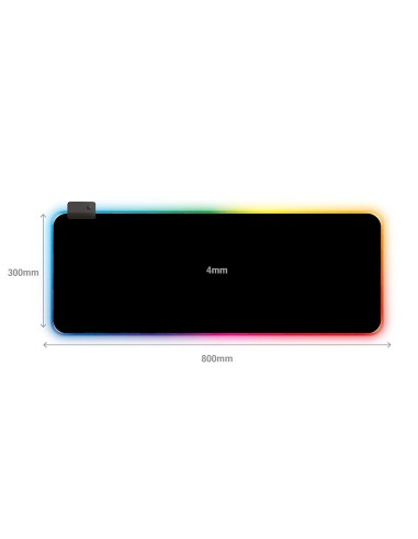 Tapis de Souris RGB Gaming 800×300×4 mm – Abidia