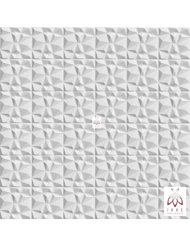 Panneau acoustique mural blanc 30×30 cm | Abidia Madagascar