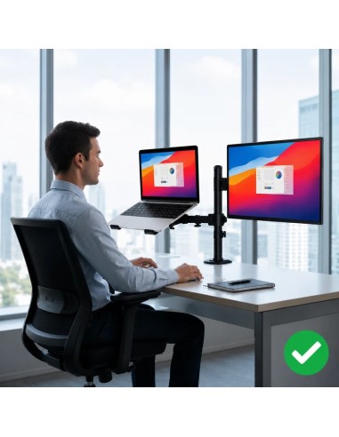 Support écran et PC portable pour bureau | Abidia Madagascar