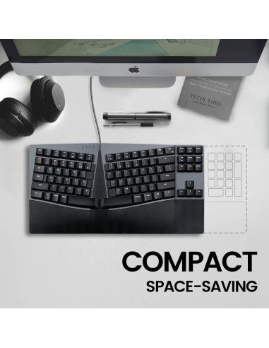 Perixx PERIBOARD-335 Clavier Mécanique Ergonomique TKL Madagascar | Abidia