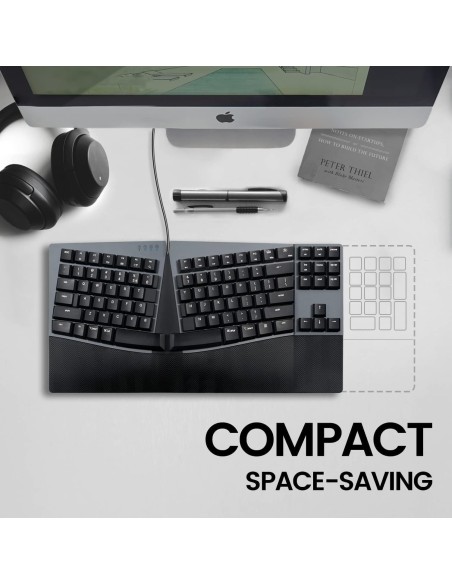 Perixx PERIBOARD-335 Clavier Mécanique Ergonomique TKL Madagascar | Abidia