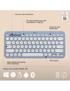 Logitech Pebble Combo for Mac – Clavier Neuf + Souris M350 Occasion - Madagascar 2