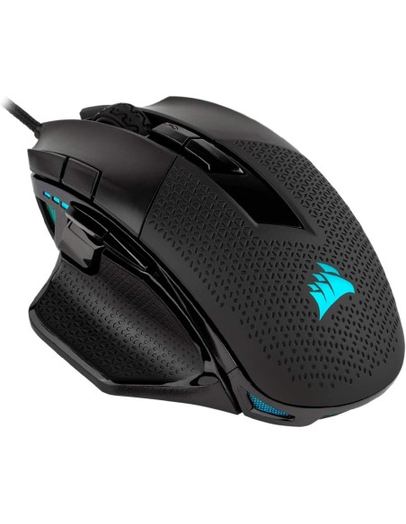 Corsair NIGHTSWORD RGB – Souris Gaming Filaire  DPI 18 000, 8 Boutons Programmables, Poids Ajustable & RGB - Abidia Madagascar
