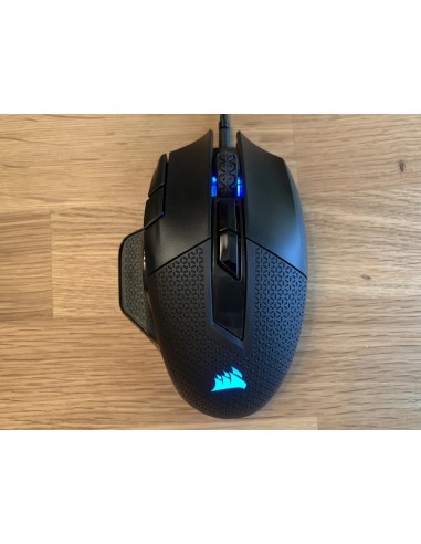 Corsair NIGHTSWORD RGB – Souris Gaming Filaire  DPI 18 000, 8 Boutons Programmables, Poids Ajustable & RGB - Abidia Madagascar