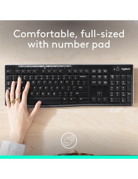 Logitech K270 – Clavier sans fil USB fiable et durable | Abidia Madagascar