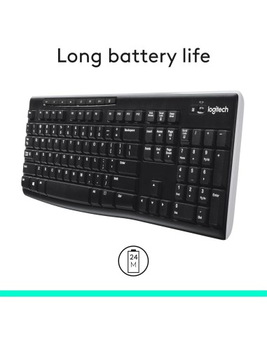 Logitech K270 – Clavier sans fil USB fiable et durable | Abidia Madagascar