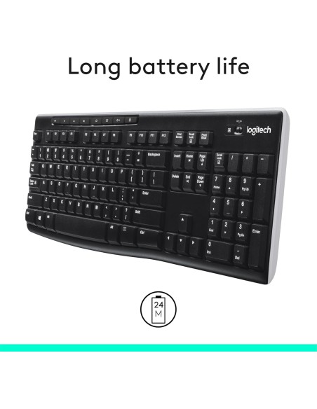 Logitech K270 – Clavier sans fil USB fiable et durable | Abidia Madagascar