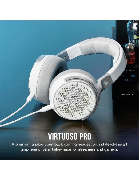 Corsair Virtuoso Pro Blanc – Casque Gaming Filaire Audio Haute Fidélité - abidia Madagascar