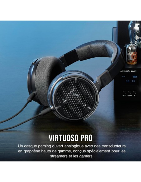 Corsair Virtuoso Pro Noir – Casque Gaming Filaire Audio Haute Fidélité - abidia Madagascar