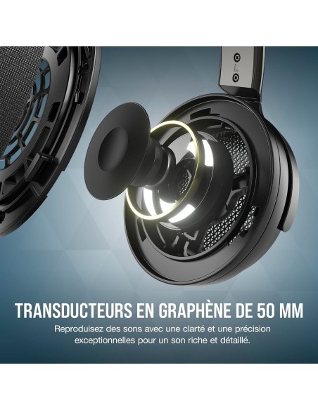 Corsair Virtuoso Pro Noir – Casque Gaming Filaire Audio Haute Fidélité - abidia Madagascar