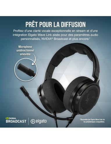 Corsair Virtuoso Pro Noir – Casque Gaming Filaire Audio Haute Fidélité - abidia Madagascar