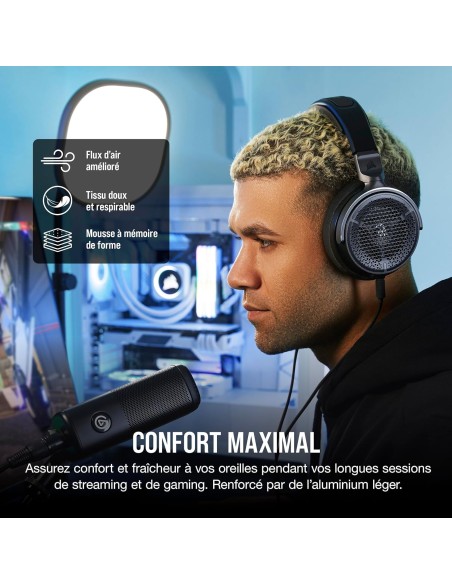 Corsair Virtuoso Pro Noir – Casque Gaming Filaire Audio Haute Fidélité - abidia Madagascar