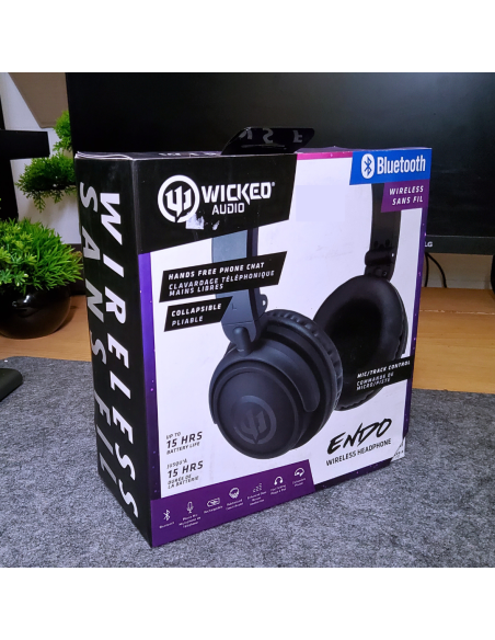 Casque Bluetooth Wicked Audio Endo WIBT150 Noir - abidia Madagascar