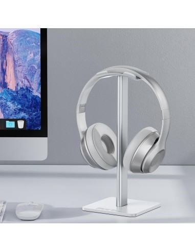 Support Casque New Bee – Aluminium & Plastique, Stable et Élégant, Bureau et Gaming | Abidia Madagascar