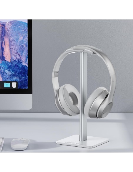 Support Casque New Bee – Aluminium & Plastique, Stable et Élégant, Bureau et Gaming | Abidia Madagascar