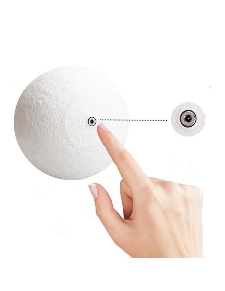 3D Moon Light Dream of Moonfall – Veilleuse Lune LED Rechargeable via Câble d’Origine, Tactile - abidia Madagascar