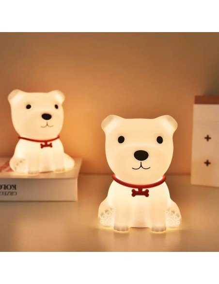 Silicone Night Light Rechargeable Type-C – Veilleuse LED Tactile en Silicone Souple pour Chambre Enfant - abidia Madagascar