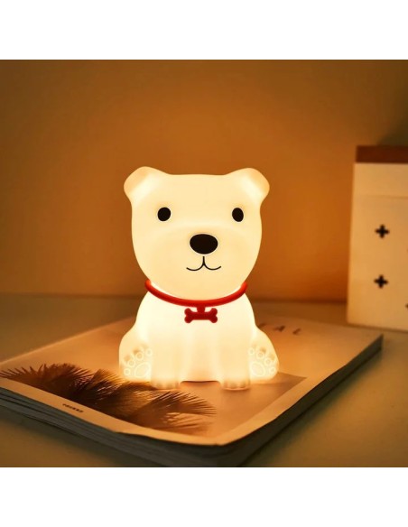 Silicone Night Light Rechargeable Type-C – Veilleuse LED Tactile en Silicone Souple pour Chambre Enfant - abidia Madagascar