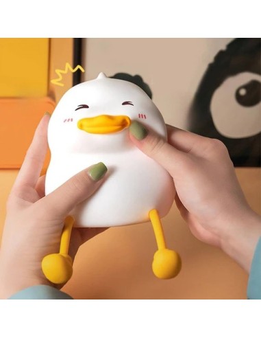 Sensor Night Light Duck – Veilleuse LED Canard Rechargeable avec Capteur Tactile-abidia Madagascar