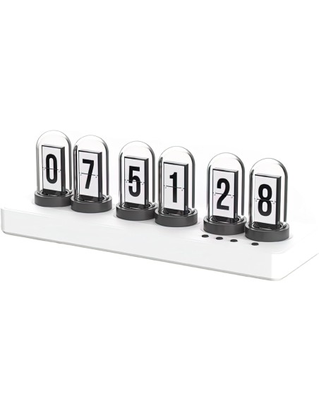 Horloge Numérique Mini Tube – Affichage LED Moderne, Alimentation Secteur USB Type-C - abidia Madagascar