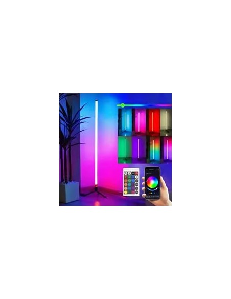 RGB Floor Lamp – Lampe de Sol LED 5050 (60 LEDs), USB Type-C, Éclairage Multicolore - abidia Madagascar